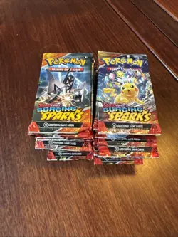 36 x Pokemon Scarlet & Violet Surging Sparks Booster Pack lot Factory Sealed - Image 3
