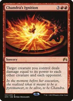 Chandra's Ignition #137 - Magic Origins (ORI) MtG TCG Card - Image 1