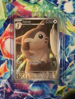 Pokemon TCG Furret Card 168/159 Journey Together Near Mint Condition - Image 1