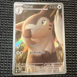 Pokemon TCG Furret Card 168/159 Journey Together Near Mint Condition - Image 1