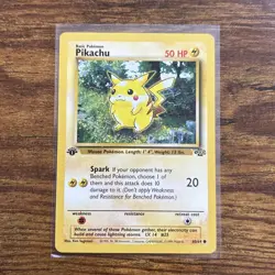 Pokemon TCG Pikachu 60/64 Jungle 1st Edition MP/LP - Image 1
