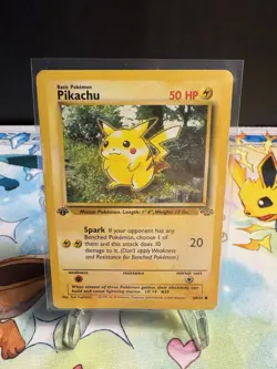 Pokemon TCG: 1999 Pikachu Pokemon Jungle 1st Edition #60/64 MP - Image 2