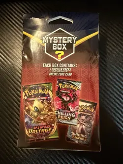 Pokemon Mystery Hanger Box Walmart 3 Booster Packs Vintage Packs Seeded 1:10 728192536908 - Image 2