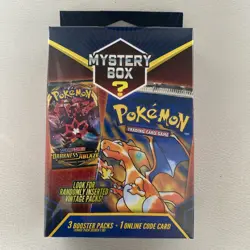 Pokemon Mystery Hanger Box Walmart 3 Booster Packs Vintage Packs Seeded 1:10 NEW 728192536908 - Image 2