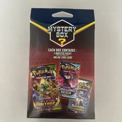 Pokemon Mystery Hanger Box Walmart 3 Booster Packs Vintage Packs Seeded 1:10 NEW 728192536908 - Image 3