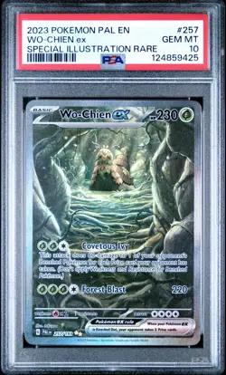 Pokemon TCG Wo-Chien ex 257/193 Paldea Evolved Special Illustration Rare PSA 10 - Image 1
