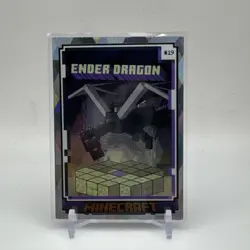 2024 Panini Minecraft Ender Dragon Cubic Silver Foil #19 SP - Image 1