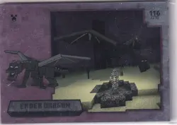 Panini Minecraft Adventure Trading Cards Item Nr. 116 Ender Dragon Foil - Image 1