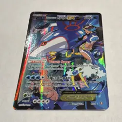 Team Aqua's Kyogre EX 6/34 Double Crisis Holo 190 HP Ultra Rare Pokemon TCG - Image 1
