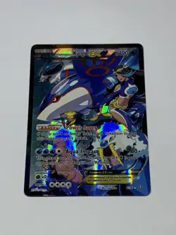 Pokemon Card TCG Team Aqua's Kyogre-EX Double Crisis Holo Card 6/34 HP - Image 1