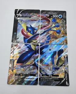 Greninja V-UNION [Set of 4] SWSH: Sword & Shield Promo Cards Holo Pokemon - Image 1