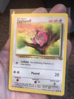 JIGGLYPUFF - Jungle Set - 54/64 - Common - Pokemon Card - Unlimited Edition - NM - Image 1