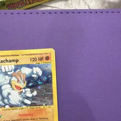 Pokemon TCG Machamp H15/H32 Skyridge Holo Rare HP PSA 1 CHANCE - Image 5