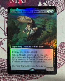 MTG Foil Abigale, Eloquent First-Year Extended Lorwyn Eclipsed NM - Image 1
