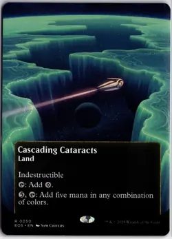 MTG #0050 Cascading Cataracts - Borderless Poster (EOS) Stellar Sights - Image 1