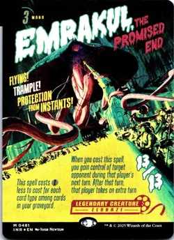 Emrakul, the Promised End (Showcase) M Innistrad Remastered FOIL 481 NM NM-LP - Image 1