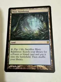 Magic the Gathering Misty Rainforest 220/249 - Image 1