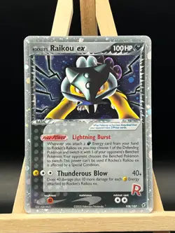 Rocket's Raikou ex 108/107 Pokemon Ex Deoxys -Secret Rare Holo-NM - Image 1