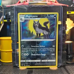 Mightyena Vivid Voltage Reverse Holo Pokemon TCG 104/185 Sword & Shield Uncommon - Image 1
