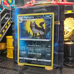Mightyena Vivid Voltage Reverse Holo Pokemon TCG 104/185 Sword & Shield Uncommon - Image 2