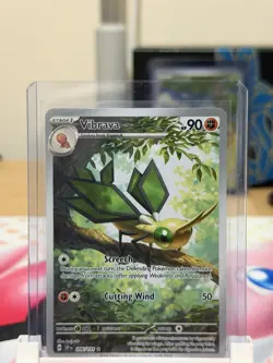 Pokemon TCG Vibrava Illustration Rare Card 206/191 Surging Sparks - Image 1