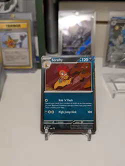 Scrafty SVP188 Journey Together Promo Cosmos Holo NM Pokemon Card - Image 1