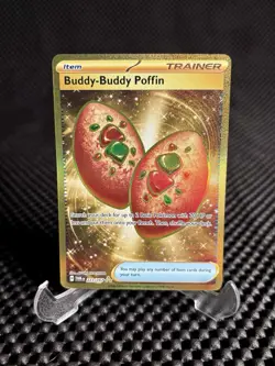 Pokemon Buddy-Buddy Poffin 223/167 Twilight Masquerade Hyper Rare Holo - Image 1