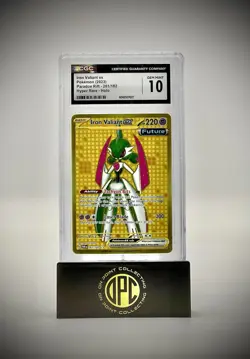 2023 Pokemon Paradox Rift Iron Valiant EX Hyper Rare Holo Card # 261/182 CGC 10 - Image 1