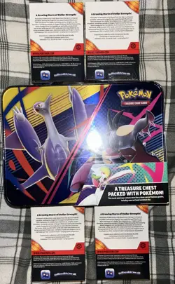 Brand New Pokemon Lot Of 5! 4 Surging Sparks Booster Bundle + 1 Collector Chest - Image 2