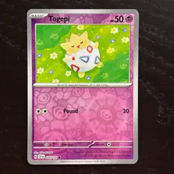 Togepi 070/191 Pokemon Surging Sparks Scarlet & Violet Reverse Holo Common NM - Image 1
