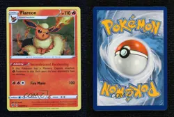 Flareon (Blister Cosmos Holo) Holo Pokemon Sword & Shield Vivid Voltage #026 - Image 3