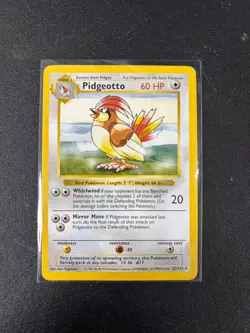 Pidgeotto 022/102 Base Set (Shadowless) Regular LP Pokemon Tcg - Image 1