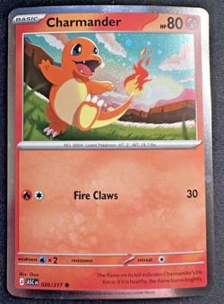 Charmander ASC 020/217 Cosmos Holo Promo Ascended Hero’s Pokemon Card - Image 1