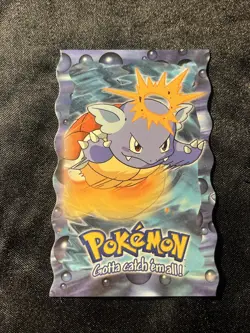 1999 TOPPS POKEMON THE MOVIE WARTORTLE #08 DIE-CUT #8 of 12 BLUE LABEL - Image 1