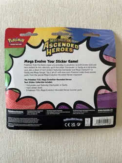 Pokemon TCG Gastly Tech Sticker Collection. Ascended Heroes 3 Pack Blister Pack - Image 2