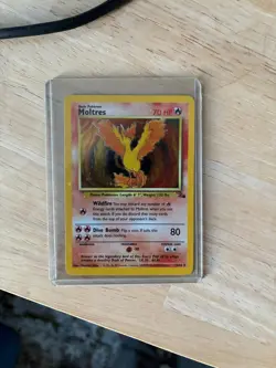 Moltres 12/62 Fossil Holo - Pokemon 1999 - Image 3