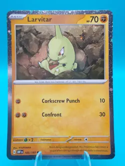 Larvitar 105/197 Cosmos Holo SV03: Obsidian Flames Pokemon TCG Near Mint/Mint - Image 1