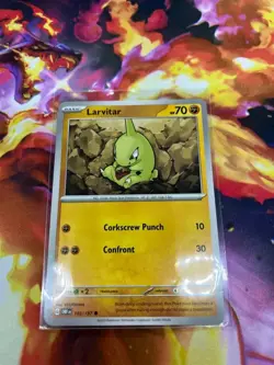 Larvitar 105/197 Sv03: Obsidian Flames Regular NM-Mint Pokemon TCG - Image 3