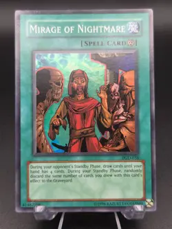 Mirage of Nightmare PGD-036 YuGiOh Pharaonic Guardian 2003 Super Rare - Image 1