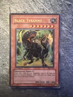 Yu-Gi-Oh! Black Tyranno IOC-075 Ultra Rare 1st Edition NM - Image 1