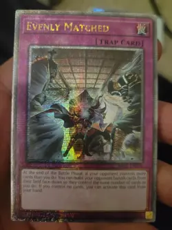 x 3 Evenly Matched - Quarter Century Secret Rare - RA01-EN074 - 1st Edition NM - Image 4