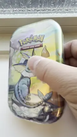 Prismatic Evolutions Mini Tin - Vaporeon Art - Sealed Brand NEW - Pokemon TCG - Image 2
