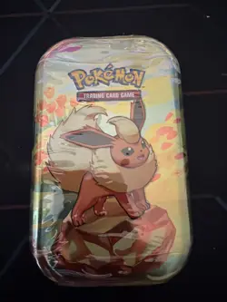 Prismatic Evolutions Mini Tin - Flareon Art - Sealed Brand New - Pokemon TCG - Image 1