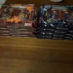One Piece TCG Illustration Box Vol 5 (4) and Vol 6 BUNDLE SEALED (4) 8 total - Image 1