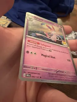 💥 2025 Pokemon Day Stamped Sylveon 040/131 Holo Foil Exclusive Promo Card 💥 - Image 3