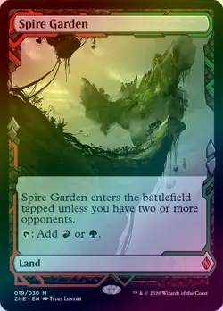 Foil Spire Garden - Near Mint - MTG Zendikar Rising Expedition Lands - ZNE - Image 1