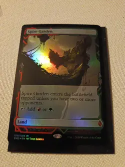Spire Garden Zendikar Rising Expeditions Foil Magic Land Card NM Condition - Image 1
