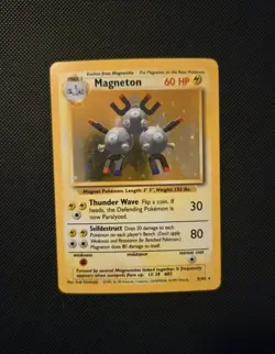 2000 Pokemon Magneton Base Set 2 9/130 Holo Foil Rare Vintage WoTC Card - NM - Image 1