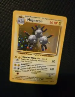 2000 Pokemon Magneton Base Set 2 9/130 Holo Foil Rare Vintage WoTC Card - NM - Image 3