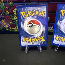 Pokemon TCG Magneton Fossil Holo Rare Card 11/62 And Base Set 2 9/130 Holo Lot - Image 5